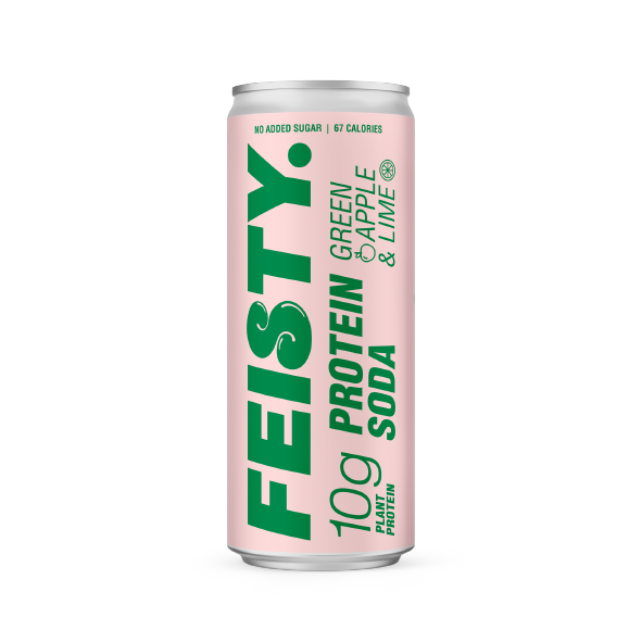Green Apple and Lime Protein Soda